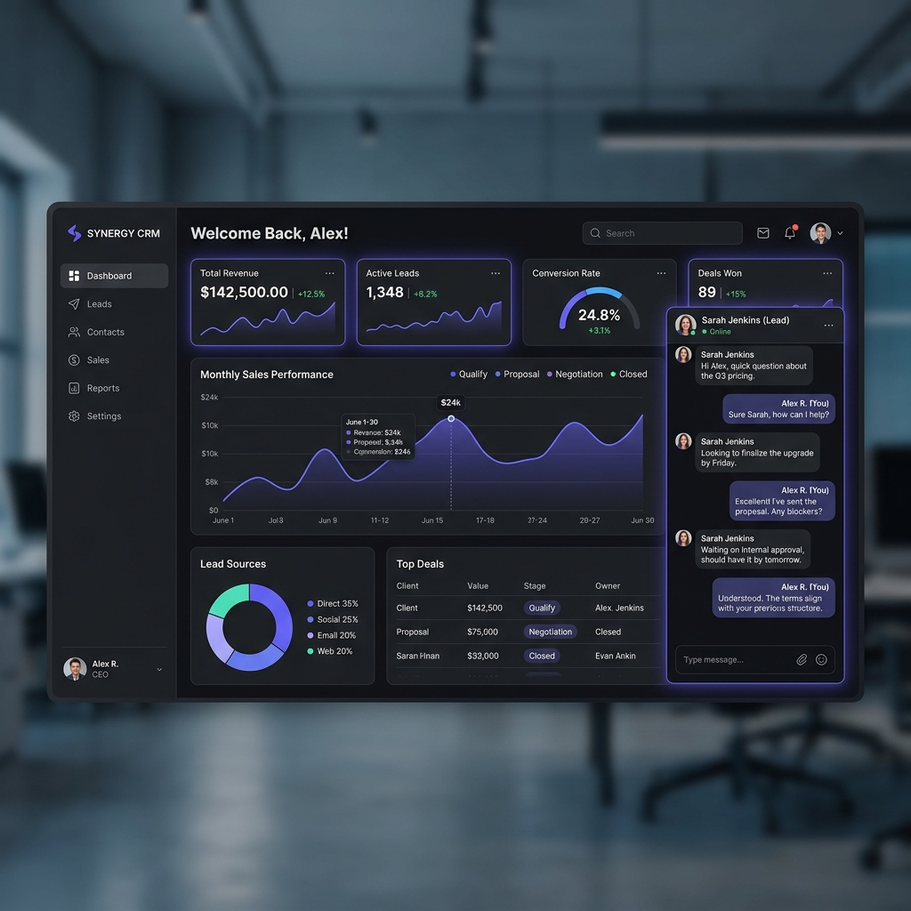 EduTech Dashboard Mockup